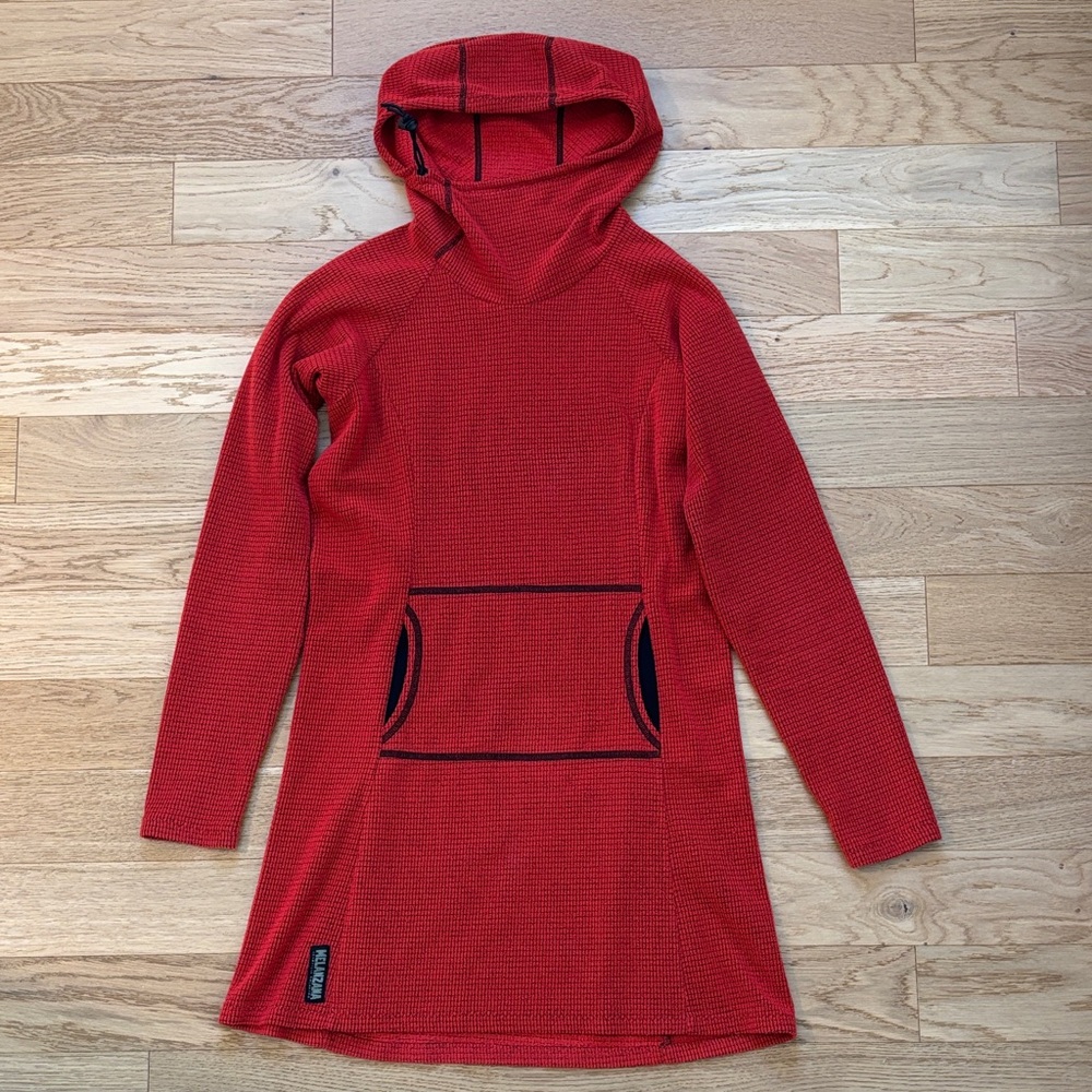 Melanzana Red Hoodie Dress - Womens Medium